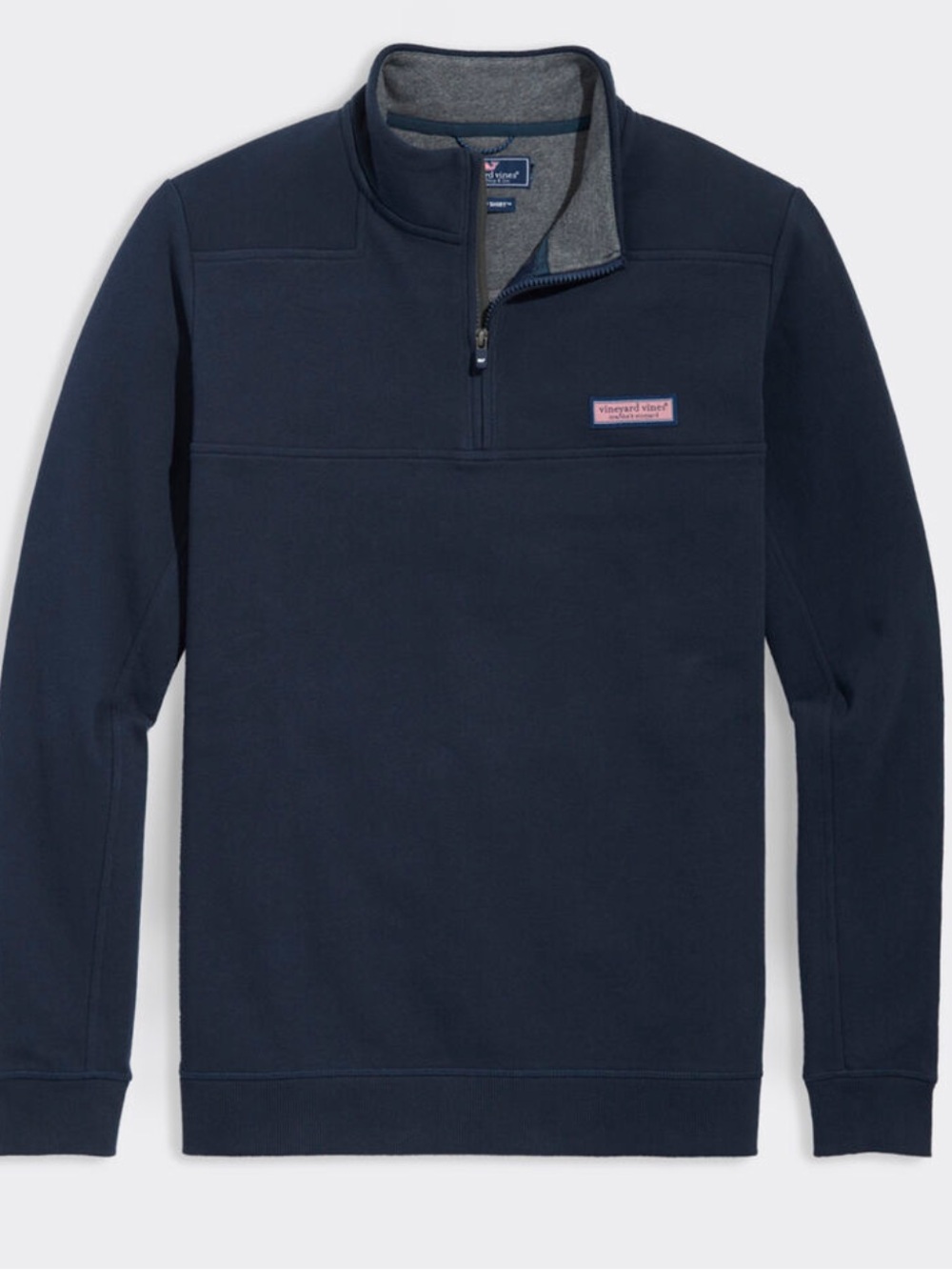 Vineyard Vines Men's Navy Quarter-Zip Pullover
